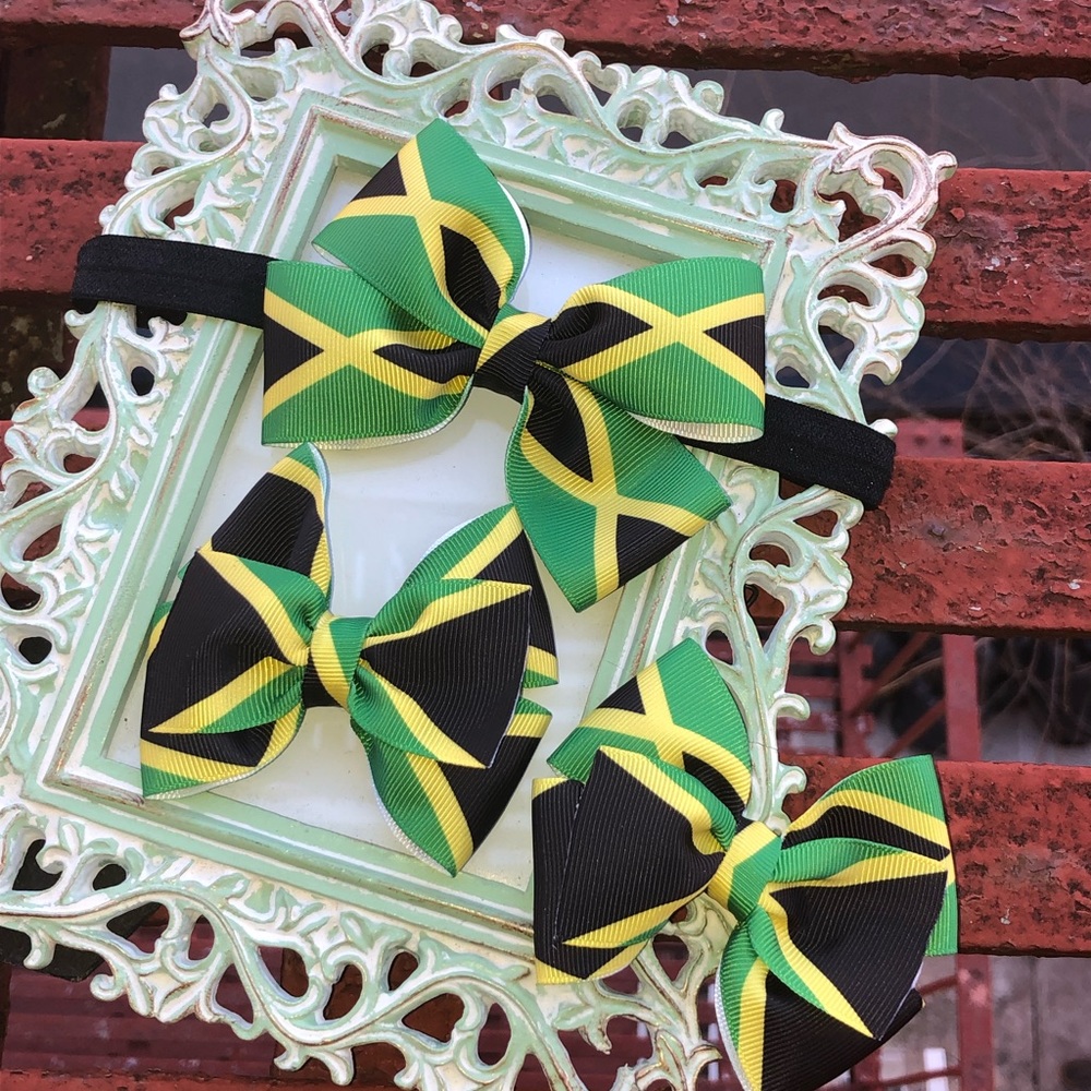 Jamaican hair clips, Jamaican headband
